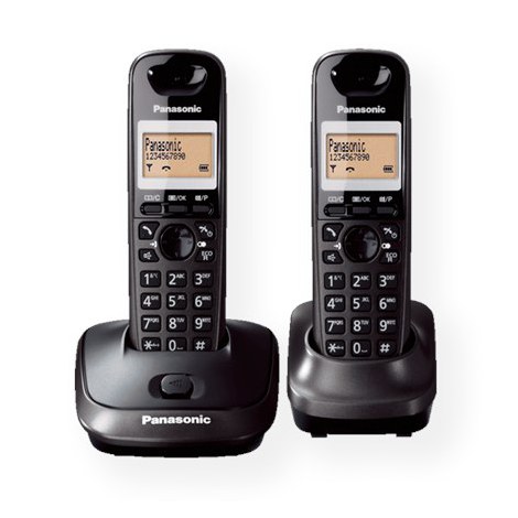 Panasonic | Cordless | KX-TG2512FXT | Built-in display | Caller ID | Black | Conference call | Phonebook capacity 50 entries | S